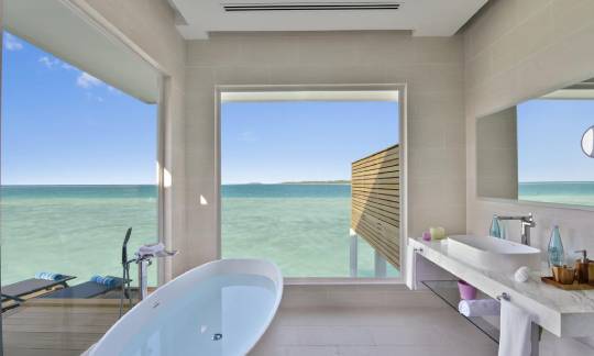 Bathroom view Aqua villa - kandima Maldives